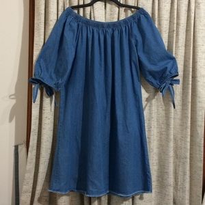 Blue Denim Dress 💜